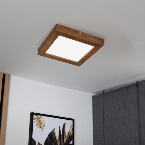 Brilagi-Luce LED dimmerabile WOODY FRAME LED/24W/230V quercia 30x30 cm IP44 + +TC