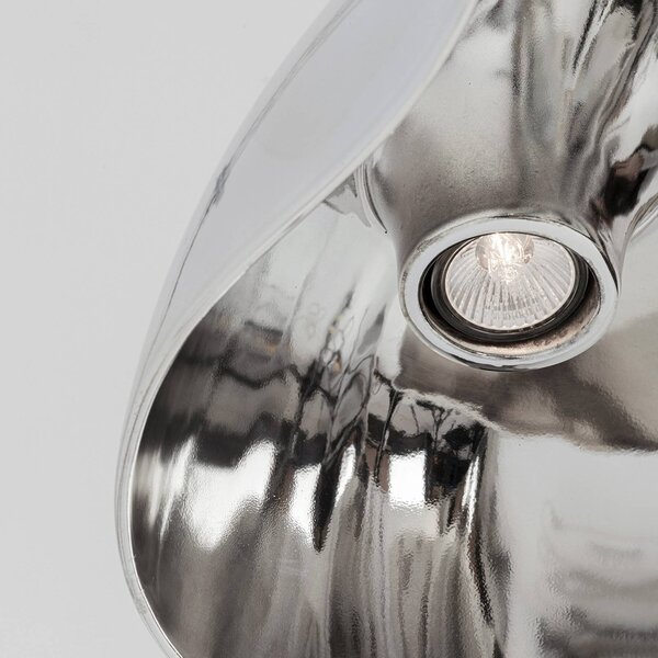 KARE Lampada a sospensione in vetro Cloud, dimmerabile, Alluminio / Grigio / Zincato, Soggiorno / Sala da pranzo, Plastica, Moderno, Lampada a sospensione