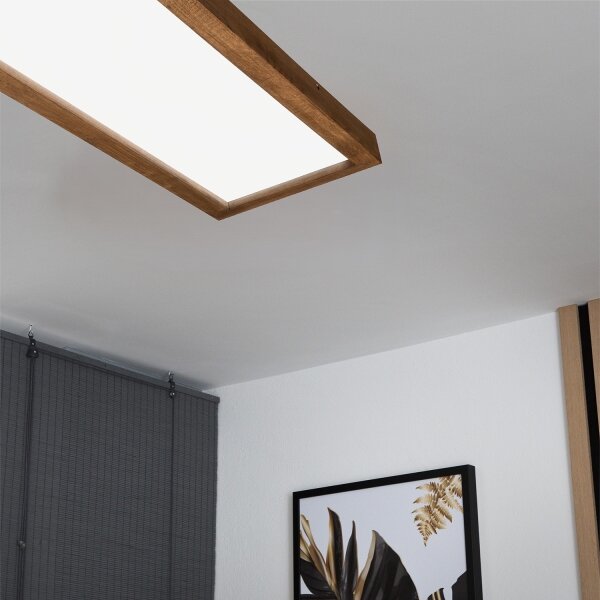 Brilagi - LED Lampada da bagno WOODY FRAME LED/40W/230V 120x30 IP44 rovere ciliegio