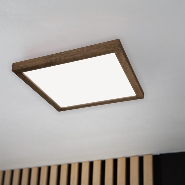 Brilagi-LED Lampada dimmerabile WOODY FRAME LED/50W/230V rovere 60x60 cm IP44 +