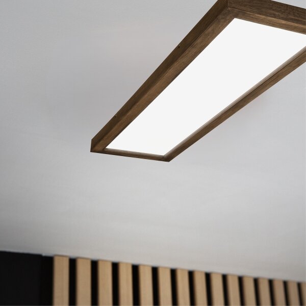 Brilagi - Lampada da bagno LED WOODY FRAME LED/40W/230V 120x30 IP44 rovere noce