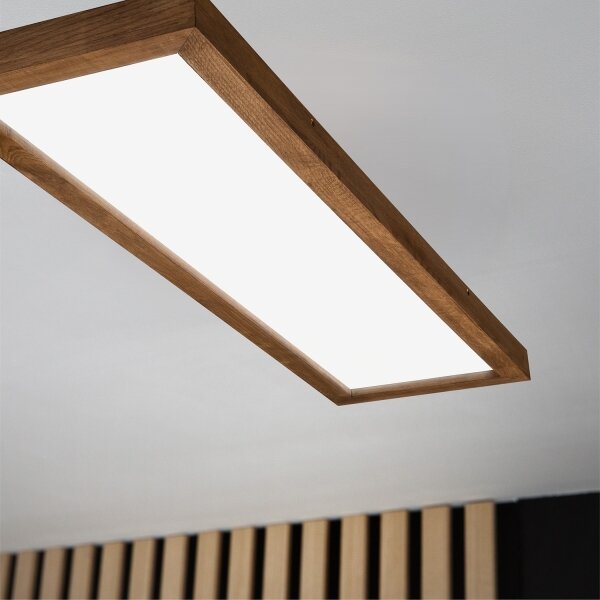 Brilagi - LED Lampada da bagno WOODY FRAME LED/40W/230V 120x30 IP44 rovere ciliegio