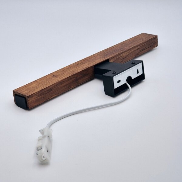 Brilagi-Illuminazione a LED per specchi da bagno WOODY MIRROR LED/8W/230V IP44 quercia/nero