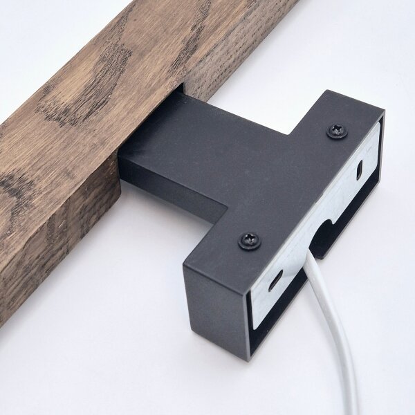 Brilagi-Illuminazione a LED per specchi da bagno WOODY MIRROR LED/12W/230V IP44 quercia/nero