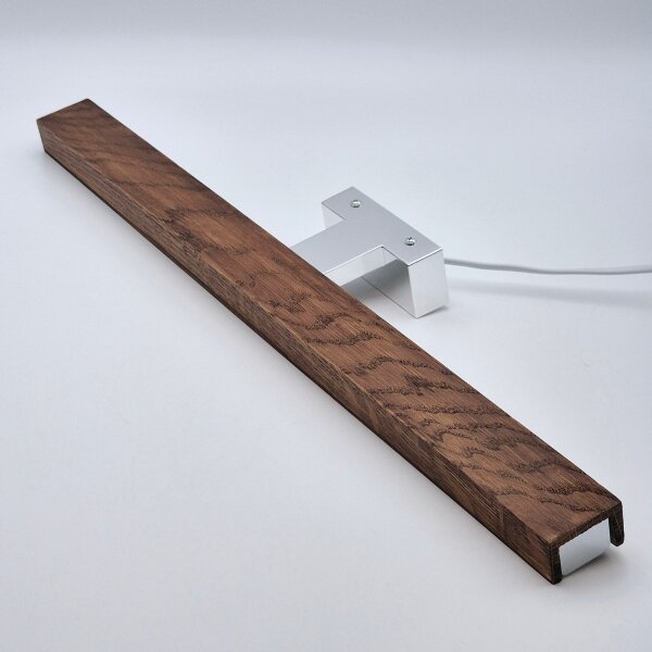 Brilagi-Illuminazione a LED per specchi da bagno WOODY MIRROR LED/12W/230V IP44 quercia/cromo