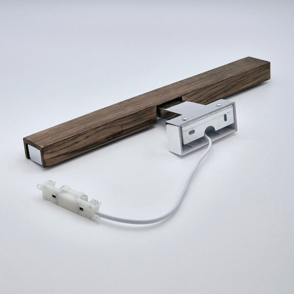 Brilagi-Illuminazione a LED per specchi da bagno WOODY MIRROR LED/8W/230V IP44 quercia/cromo