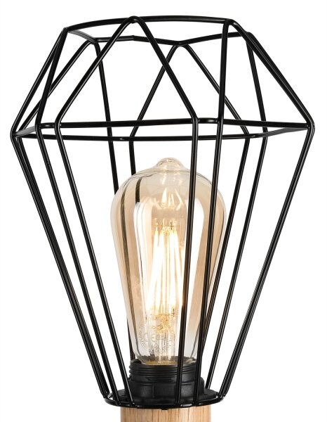 Brilagi - Lampada da tavolo WOODY BASKET 1xE27/60W/230V quercia