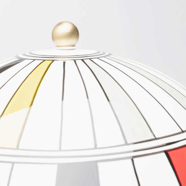 KARE Lampada da tavolo Primary, Multicolore, Soggiorno / Sala da pranzo, Ceramica, Campagna / Rustiche, Lampada da tavolo