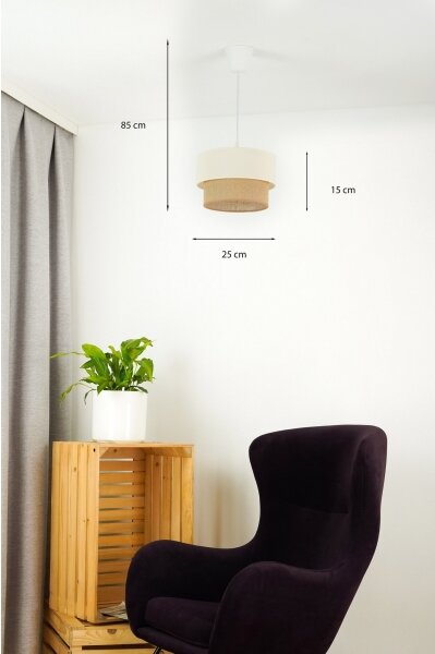Brilagi - Lampadario LED su cavo BOHO STYLE 1xE27/15W/230V pr. 25 cm