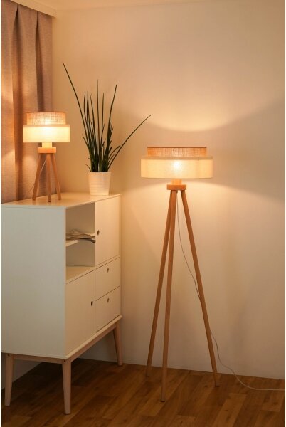 Brilagi - Lampada da terra LED BOHO STYLE 1xE27/15W/230V