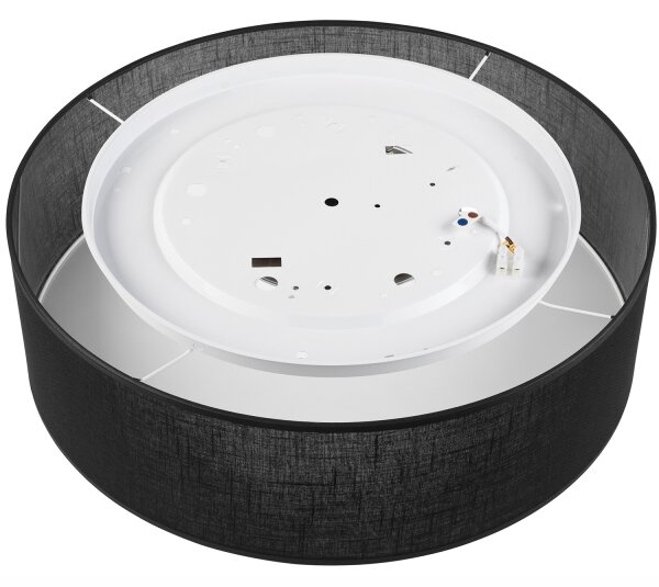Brilagi - Plafoniera LED SIRIJA LED/24W/230V diametro 45 cm nero