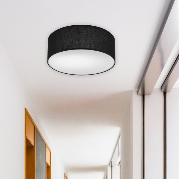 Brilagi - Plafoniera LED SIRIJA LED/12W/230V diametro 35 cm nero