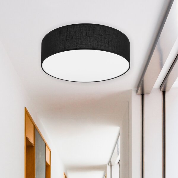 Brilagi - Plafoniera LED SIRIJA LED/24W/230V diametro 45 cm nero