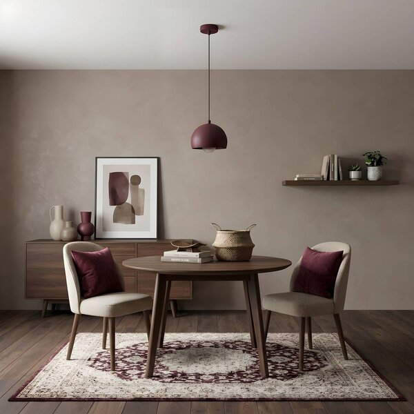 Lampada a sospensione Sool Luminex, dimmerabile, Rosso, Soggiorno / Sala da pranzo, Metallo, Lampada a sospensione
