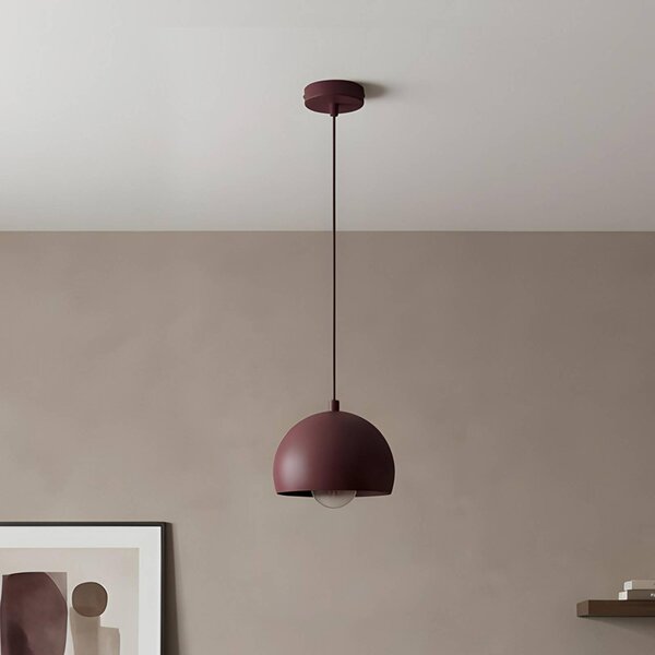 Lampada a sospensione Sool Luminex, dimmerabile, Rosso, Soggiorno / Sala da pranzo, Metallo, Lampada a sospensione