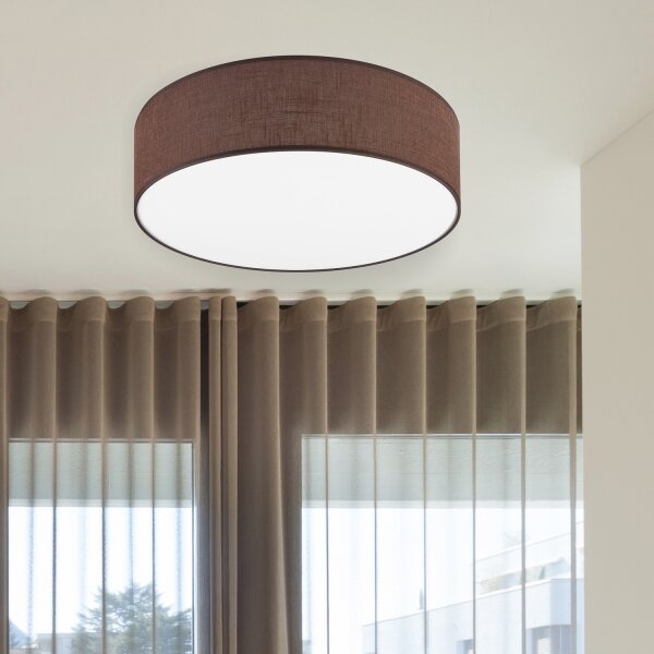 Brilagi - Plafoniera LED SIRIJA LED/24W/230V diametro 45 cm marrone