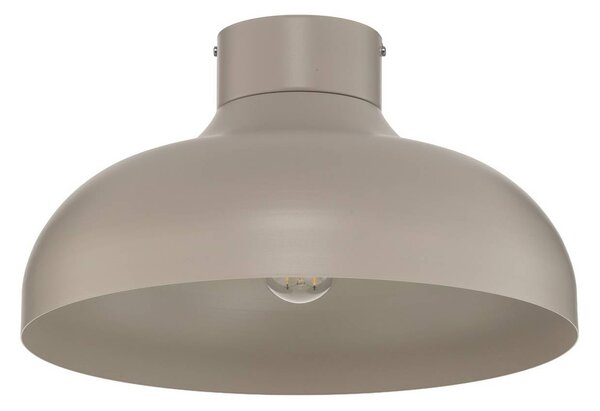 Plafoniera soffitto Basca Luminex, dimmerabile, Crema / Ambra, Soggiorno / Sala da pranzo, Metallo, Plafoniera