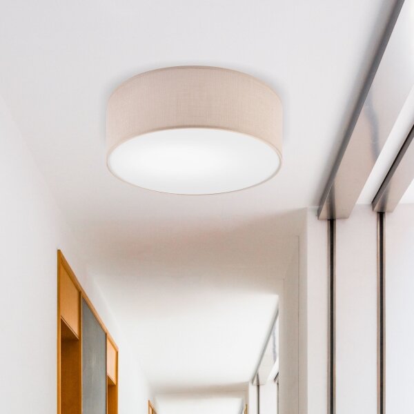 Brilagi - Plafoniera LED SIRIJA LED/12W/230V diametro 35 cm beige