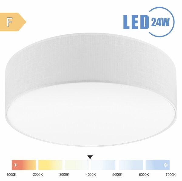 Brilagi - Plafoniera LED SIRIJA LED/24W/230V diametro 45 cm bianco