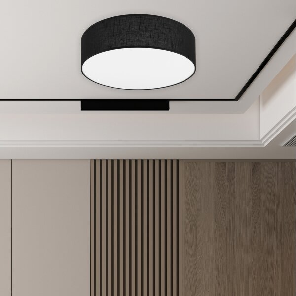 Brilagi - Plafoniera LED SIRIJA LED/24W/230V diametro 45 cm nero