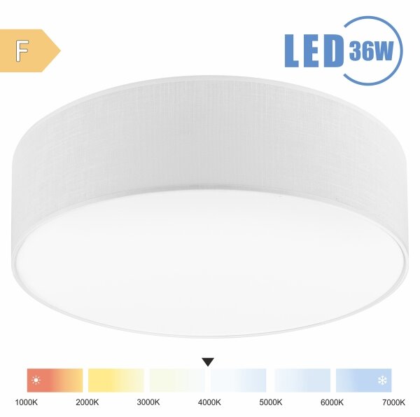 Brilagi - Plafoniera LED SIRIJA LED/36W/230V diametro 45 cm bianco