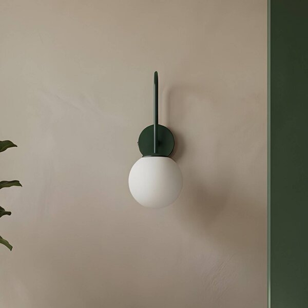 Applique da parete Cambridge Luminex, dimmerabile, Verde, Soggiorno / Sala da pranzo, Metallo, Moderno, Applique
