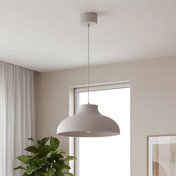 Lampada a sospensione Basca Luminex, dimmerabile, Crema / Ambra, Soggiorno / Sala da pranzo, Metallo, Lampada a sospensione