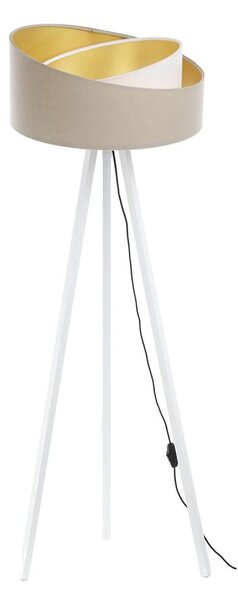 Lampada da terra GALAXY 1xE27/60W/230V beige/bianco