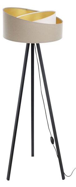 Lampada da terra GALAXY 1xE27/60W/230V beige/bianco/wenge