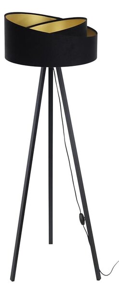 Lampada da terra GALAXY 1xE27/60W/230V nero/wenge