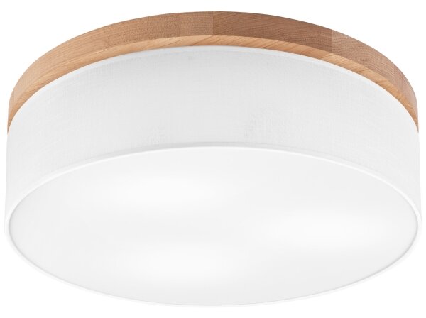 Brilagi - LED Plafoniera BELLADONNA 3xE27/15W/230V bianco/quercia