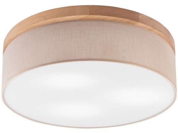 Brilagi - LED Plafoniera BELLADONNA 3xE27/15W/230V beige/quercia