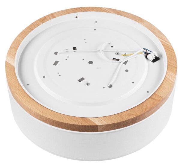 Brilagi - LED Plafoniera BELLADONNA 3xE27/15W/230V bianco/quercia
