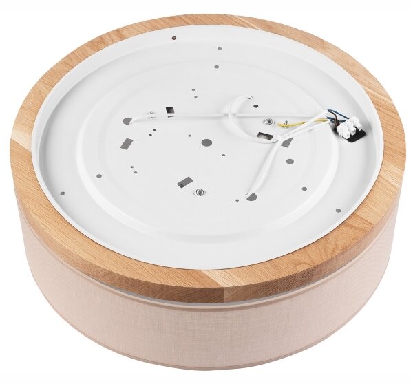 Brilagi - LED Plafoniera BELLADONNA 3xE27/15W/230V beige/quercia