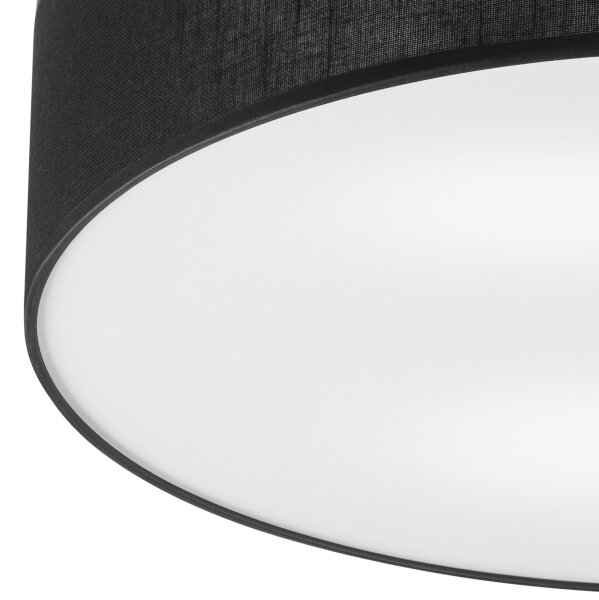 Brilagi - LED Plafoniera BELLADONNA 3xE27/15W/230V nero/pino