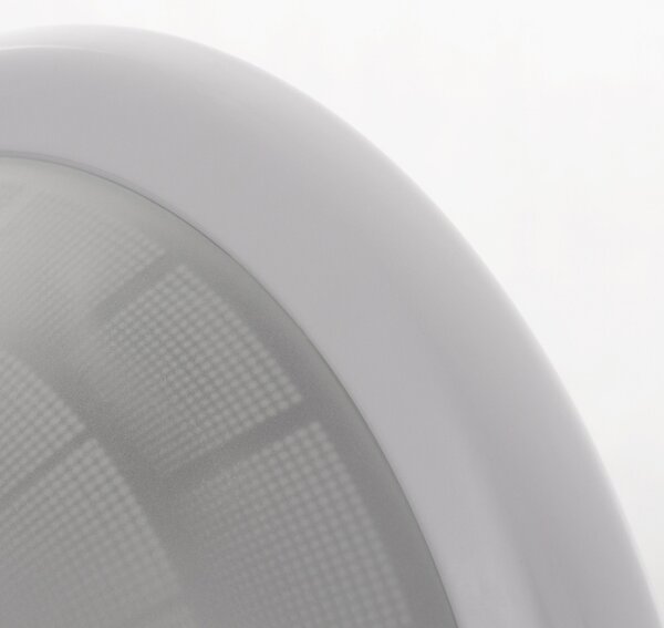 Ecolite WHST78-BI - Plafoniera da esterno con sensore VERA 2xE27/60W/230V IP44