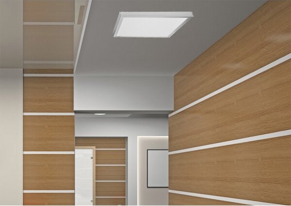 Cornice metallica per installazione di pannelli LED ZEUS 1200x600mm