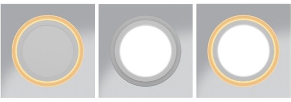 Ecolite DUO-R6W - Lampada LED da incasso DUO LED/6W/230V + LED/3W