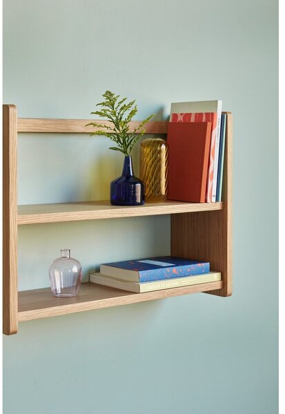 Scaffale a 3 piani in rovere naturale 60 cm Nomad - Hübsch
