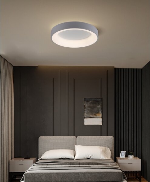 Brilagi - Plafoniera LED dimmerabile da soffitto LED/40W/230V 3000-6500K grigio + telecomando