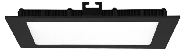 Ecolite LED-WSQ-CCT/6W/CR - Lampada LED da incasso RAFA LED/6W/230V IP44 nero