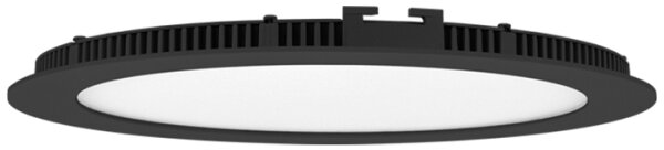 Ecolite LED-WSL-CCT/12W/CR- Lampada LED da incasso LADA LED/12W/230V IP44 nero