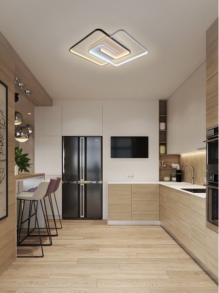Brilagi - Plafoniera LED dimmerabile VELO LED/64W/230V 3000-6500K + telecomando
