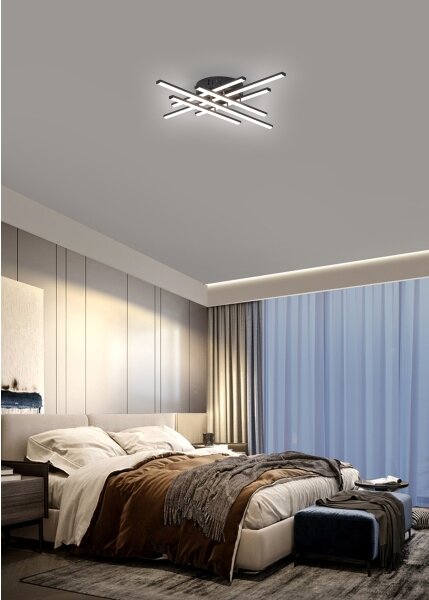 Brilagi - Plafoniera LED STRIPES LED/42W/230V nera