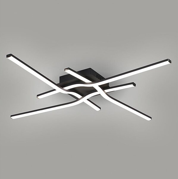 Brilagi - Plafoniera LED STRIPES LED/38W/230V nera