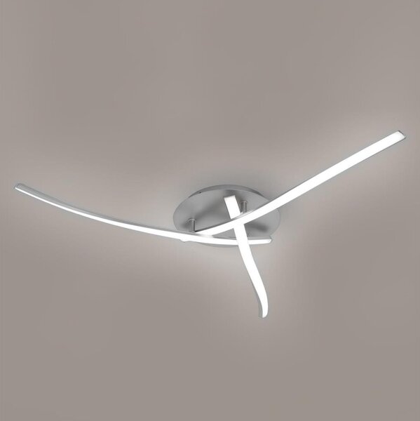 Brilagi - Plafoniera a LED STRIPES LED/24W/230V argento
