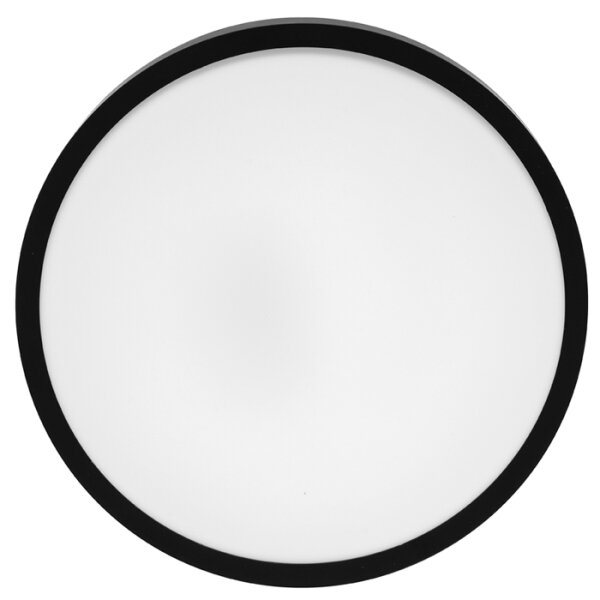 Ecolite W3090-18W/CR - Plafoniera LED da bagno LED/18W/230V IP44 nero