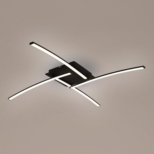 Brilagi - Plafoniera LED STRIPES LED/32W/230V nera
