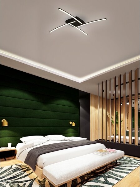 Brilagi - Plafoniera LED STRIPES LED/32W/230V nera