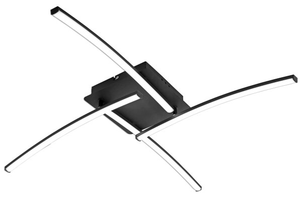 Brilagi - Plafoniera LED STRIPES LED/32W/230V nera
